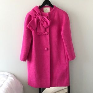 Sz 0 Kate Spade Dorothy Coat in Night Rose